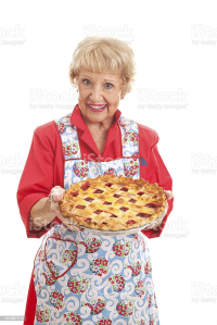 The Grannies Baking Pies
